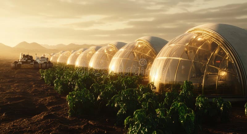 Mars Surface Farm Array