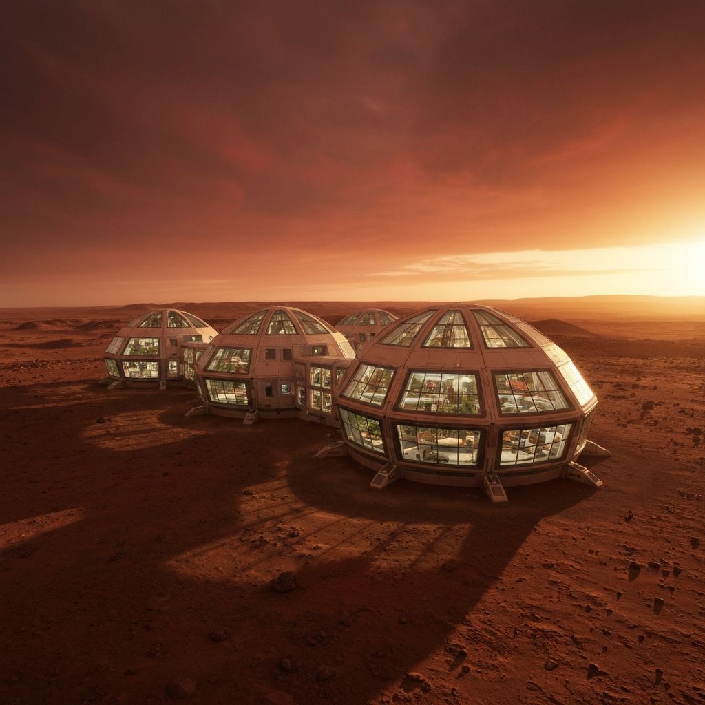 Mars Habitat Cluster